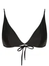 Lenny Niemeyer Triangle-cup Bikini Top In Black
