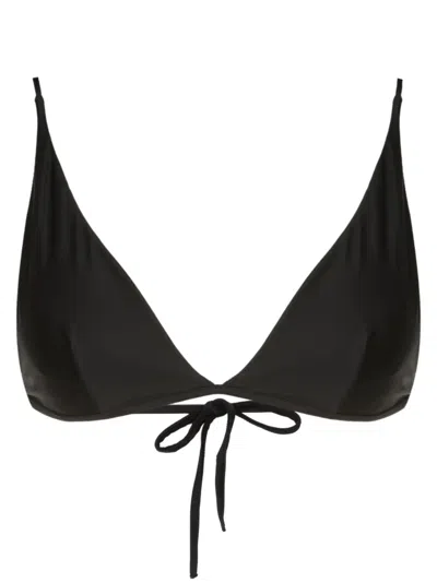 Lenny Niemeyer Triangle-cup Bikini Top In Black
