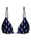Lenny Niemeyer Triangle-pattern Bikini Top In Black