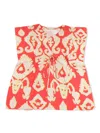 Lenny Niemeyer Turquia Drawstring Beach Dress In Orange