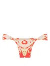 Lenny Niemeyer Turquia Graphic-print Bikini Bottoms In Red