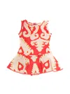 Lenny Niemeyer Turquia Ruffled Swimsuit In Orange