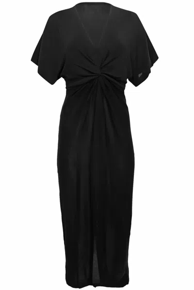 Lenny Niemeyer V-neck Cover Up Black