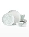Lenox 12-piece Butterfly Meadow Cottage Dinnerware Set In White