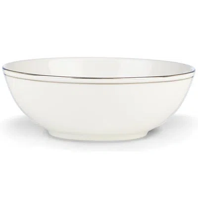 Lenox 16 Oz. Federal Platinum Soup Bowl In White