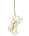 Lenox 2025 A Year To Remember Stocking Ornament In Gold