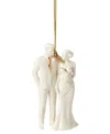 Lenox 2025 Bride & Groom Ornament In White