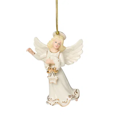 Lenox 2025 Heavenly Angel Ornament In White