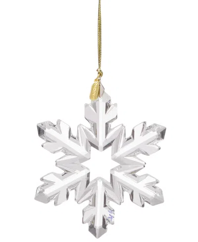 Lenox 2025 Optic Snowflake Ornament In Metallic