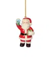 Lenox 2025 Santa With Mistletoe Ornament In Multi