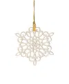 Lenox 2025 Snow Fantasies Snowflake Ornament In Gold