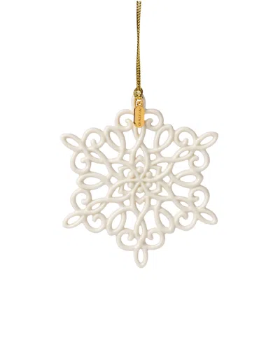 Lenox 2025 Snow Fantasies Snowflake Ornament In Gold