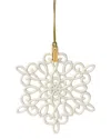 Lenox 2025 Snow Fantasies Snowflake Ornament In Gold