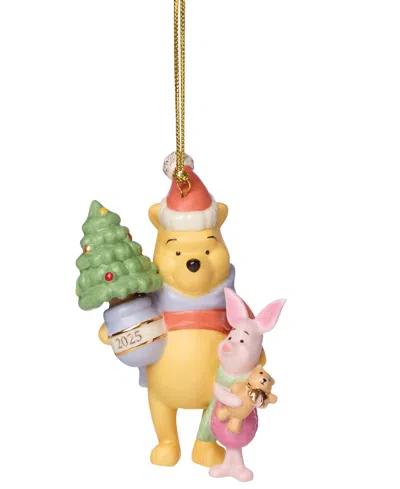 Lenox 2025 Winnie The Pooh & Piglet Ornament In Multi