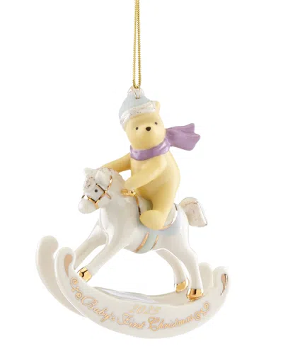 Lenox 2025 Winnie The Pooh Baby's 1st Christmas Ornament In Multi