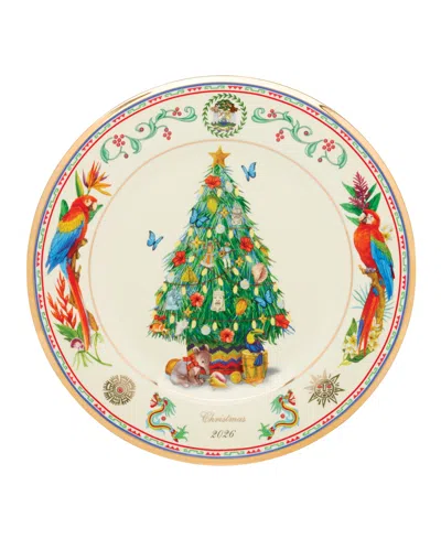 Lenox 2026 Trees Around The World Belize Collector Plate In Multi