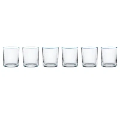 Lenox 24 Seven Turquoise Medium Tumbler, Set Of 6 In Clear