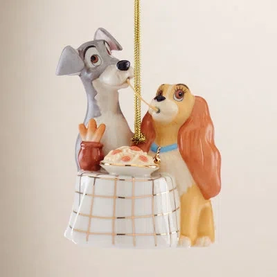 Lenox 4" Porcelain Hanging Figurine Ornament In Multi
