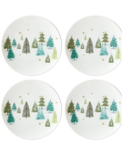 Lenox Balsam Lane 4pc Accent Plate Set In Multi