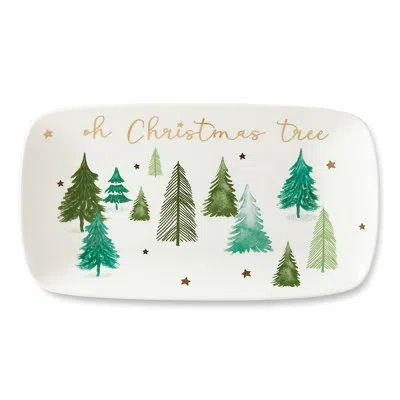Lenox Balsam Lane Hors D'oeuvre Platter In Green