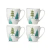 Lenox Balsam Lane Four-piece Mug Set In Green
