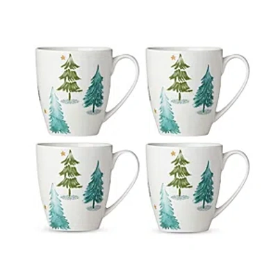 Lenox Balsam Lane Mug, Set Of 4 In White