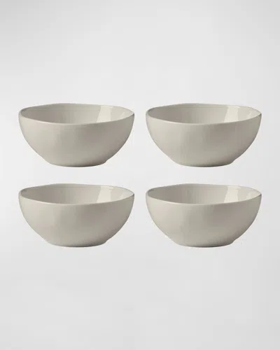 Lenox Bay Colors 4-piece All-purpose Bowls In Gray