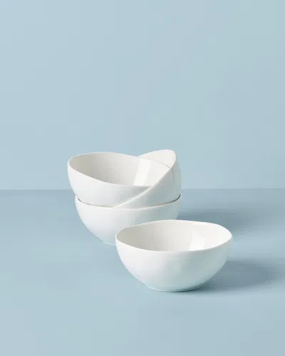 Lenox Bay Colors 4-piece All-purpose Bowls In White