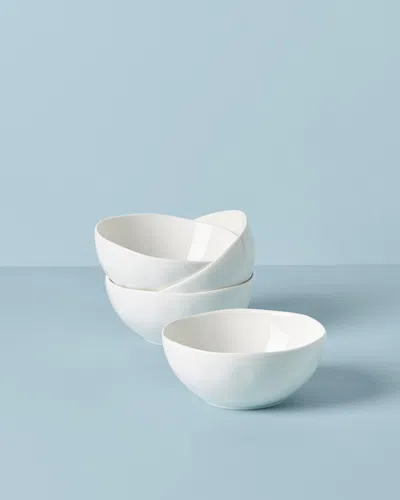 Lenox Bay Colours 4-piece All-purpose Bowls In White