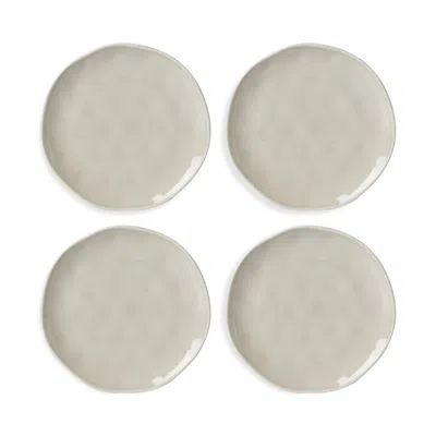 Lenox Bay Colors Accent Plates, Set Of 4 In Gray