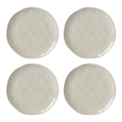 Lenox Bay Colors Blue Bay Colors 4pc Accent Plates In Neutral