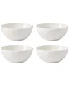 Lenox Bay Solid Colors 4 Piece All-purpose Bowl Set, Service For 4