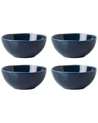 Lenox Bay Colors Set Of 4 All-purpose Bowls In Blue