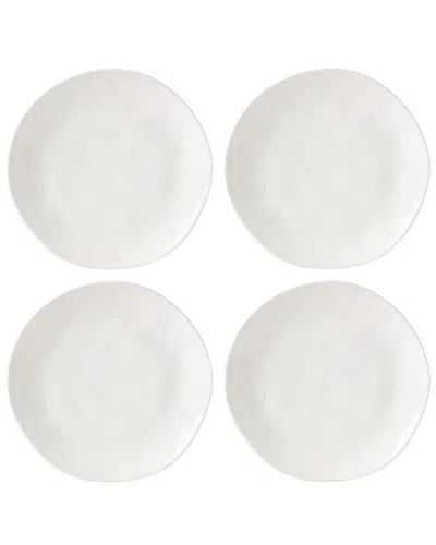 Lenox Bay Colors Set Of 4 Dinner Plates In White