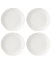 Lenox Bay Colors Solid 4 Piece Dinner Plate Set, Service For 4