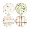 Lenox Bayberry Dessert Plates, Set Of 4 In Multi