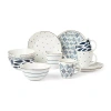 Lenox Blue Bay 12-pc. Porcelain Dinnerware Set In White