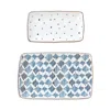 Lenox Blue Bay 2 Piece Nesting Platter Set In Blue