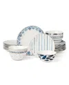 Lenox Blue Bay 24-piece Dinnerware Set In Blue