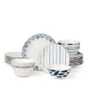 Lenox Blue Bay 24-piece Dinnerware Set In White