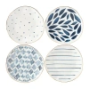 Lenox Blue Bay 4-pc. Porcelain Dessert Plate In White