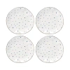 Lenox Blue Bay 4-piece Dinner Plate Set In Dots