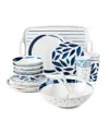 Lenox Blue Bay 20-pc. Melamine Dinnerware Set In White