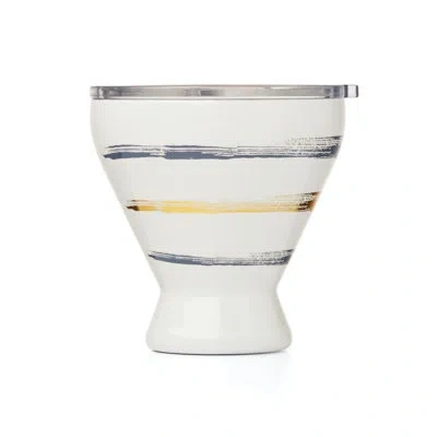 Lenox Blue Bay Stainless Steel Cocktail Tumbler In Stripe