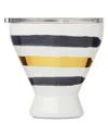 Lenox Blue Bay Stripe Stainless Steel Cocktail Tumbler