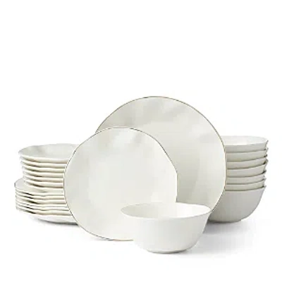 Lenox Blue Bay White 24-piece Dinnerware Set