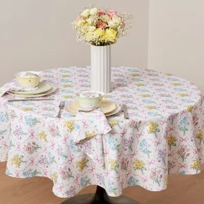 Lenox Bouquet Ribbon Tablecloth In Multi