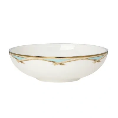 Lenox Br-colonial Bamboo Colonial Bamboo British Bone China 8 Fl Oz. Fruit Bowl In White