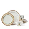 Lenox British Colonial Bamboo 12-piece Dinnerware Set, Service For 4 In White