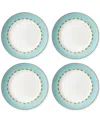Lenox British Colonial Tradewind Dinner Plates, Set Of 4 In White
